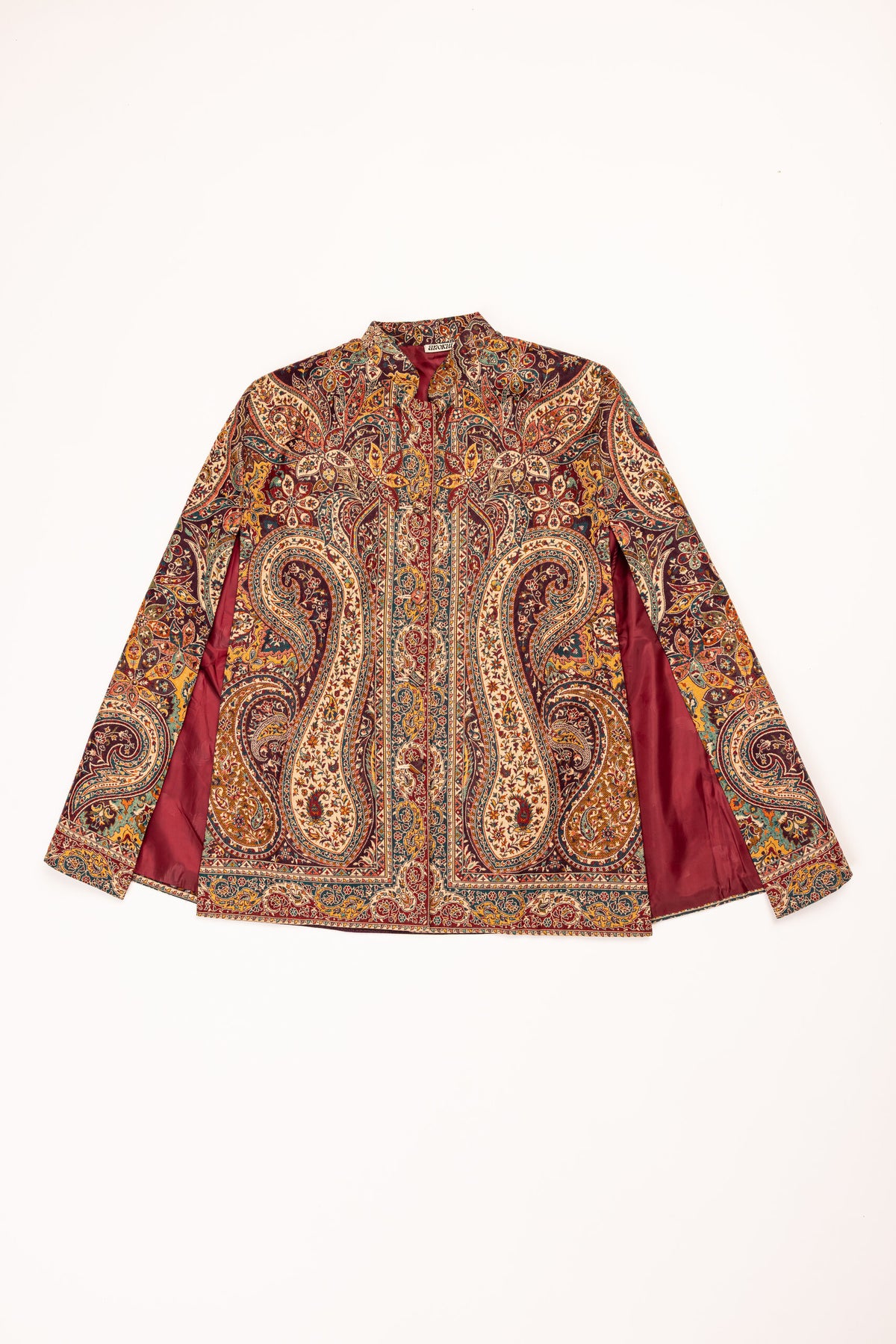 Color: Black - Chandni Poncho front view