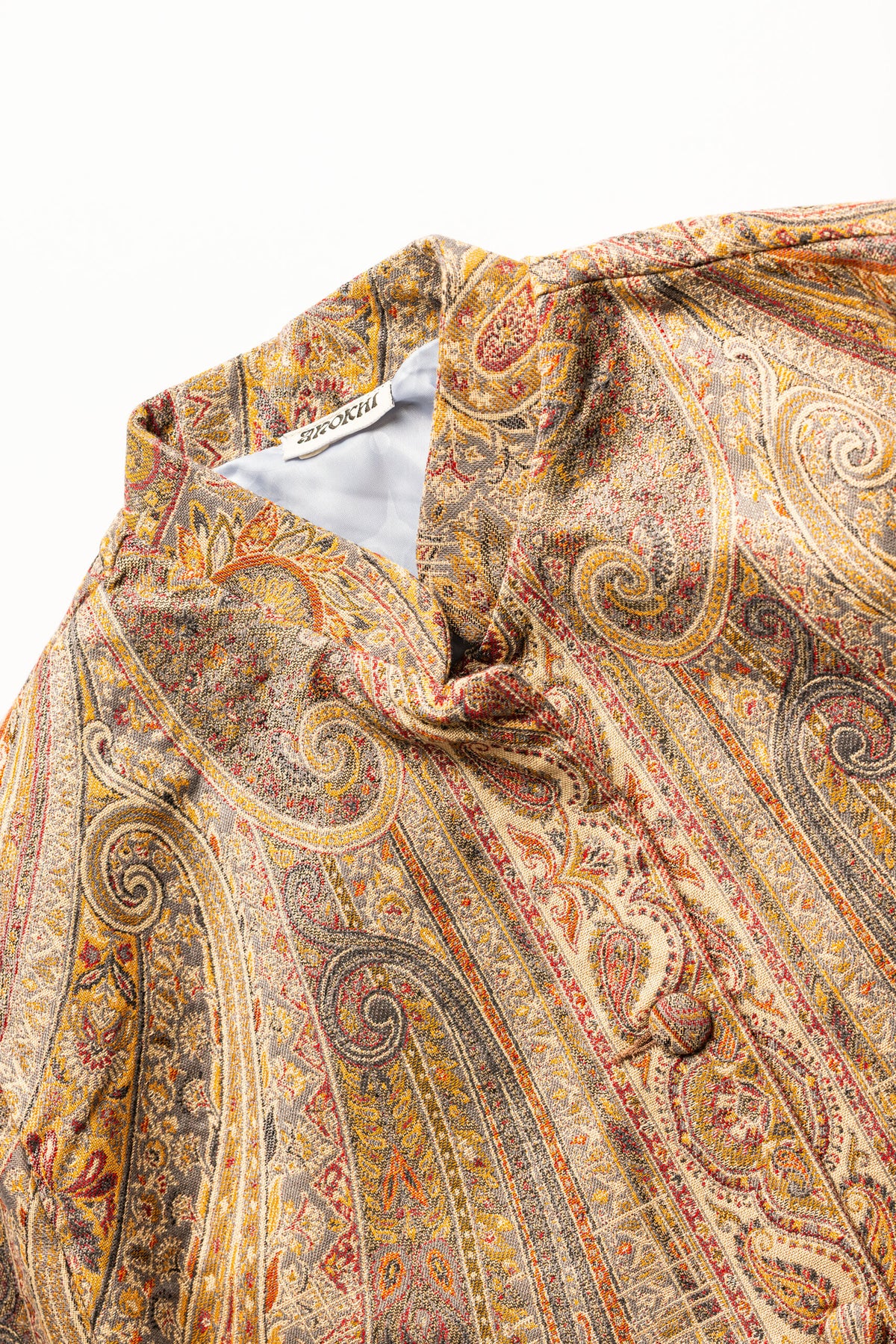 Color: Beige - Visra Poncho collar
