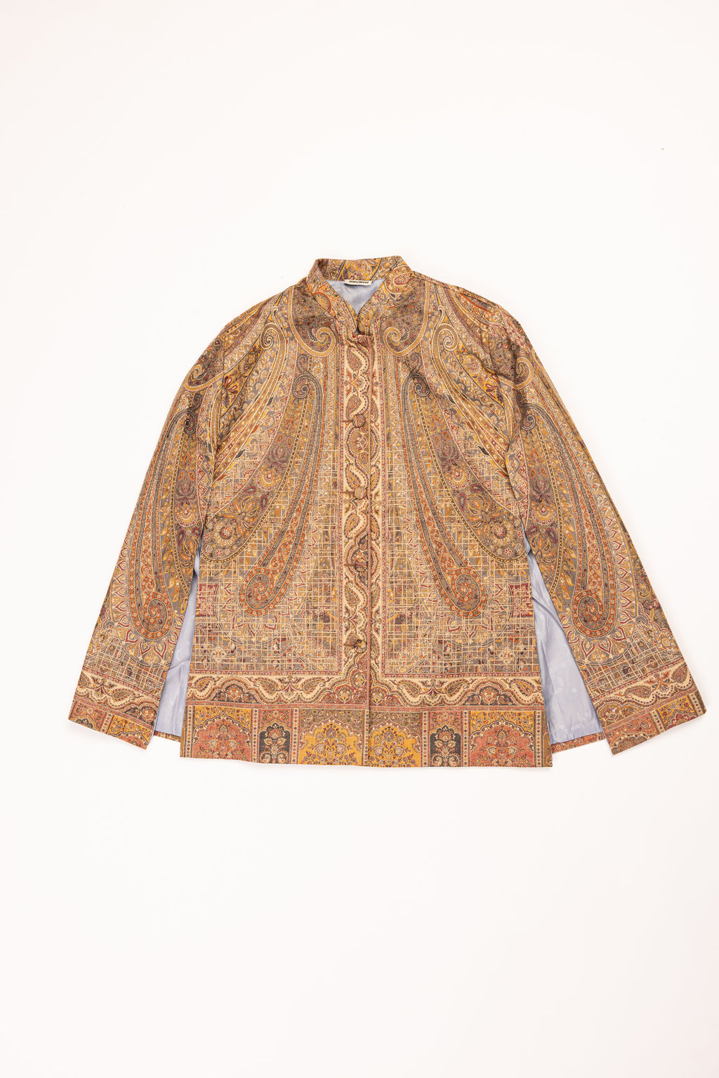 Color: Beige - Visra Poncho front view