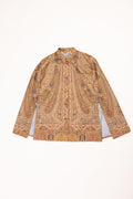 Color: Beige - Visra Poncho front view