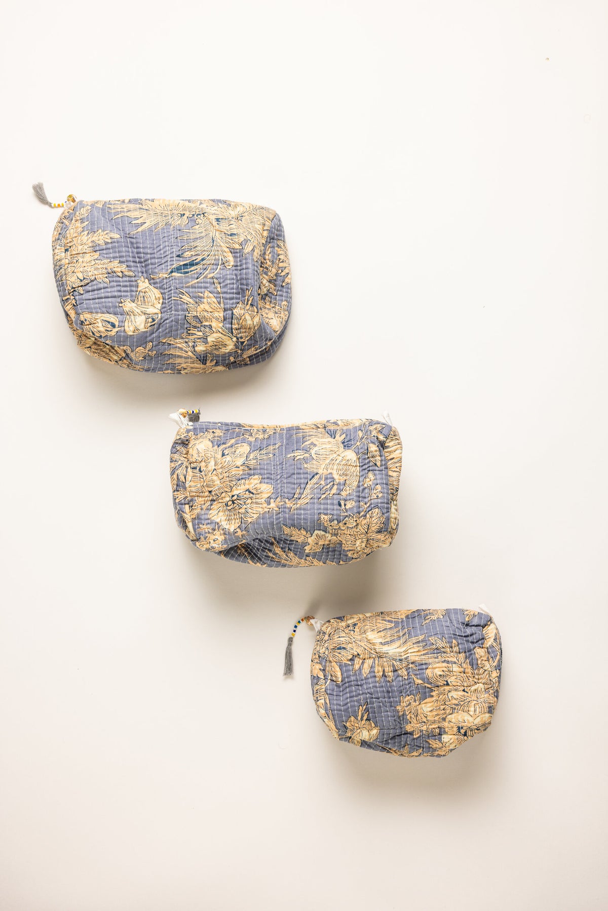 Color: Dusty Blue - Khushi Pouch
