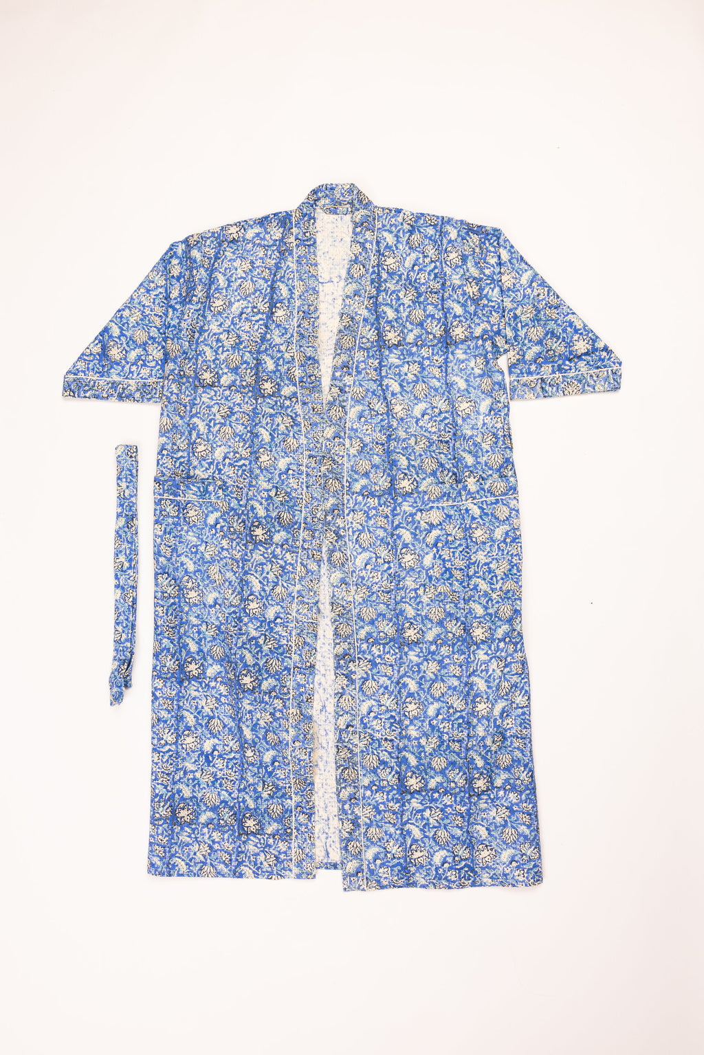Color: Blue - leher rhobe front