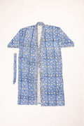 Color: Blue - leher rhobe front