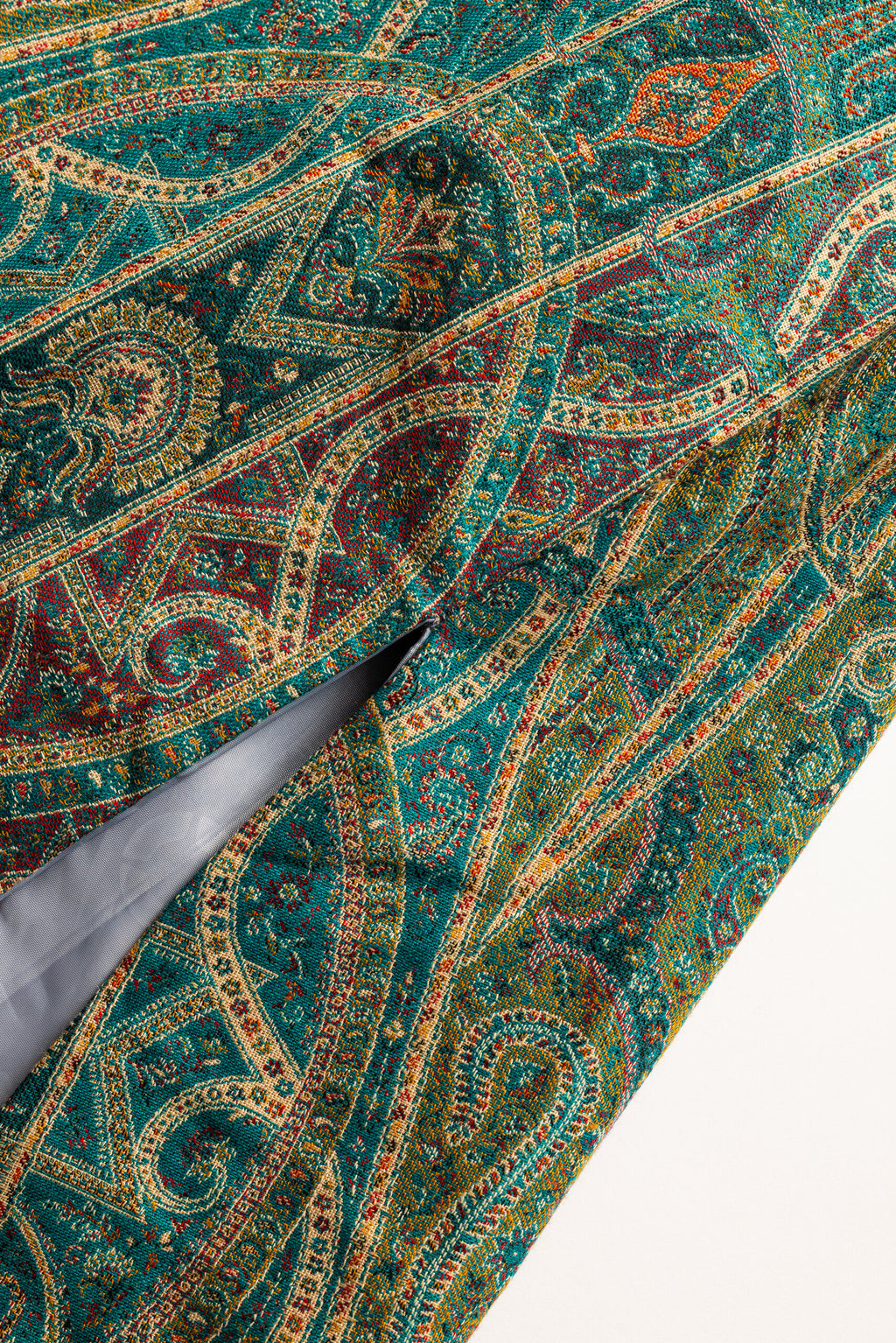 Color: Blue - Meher Poncho close split 