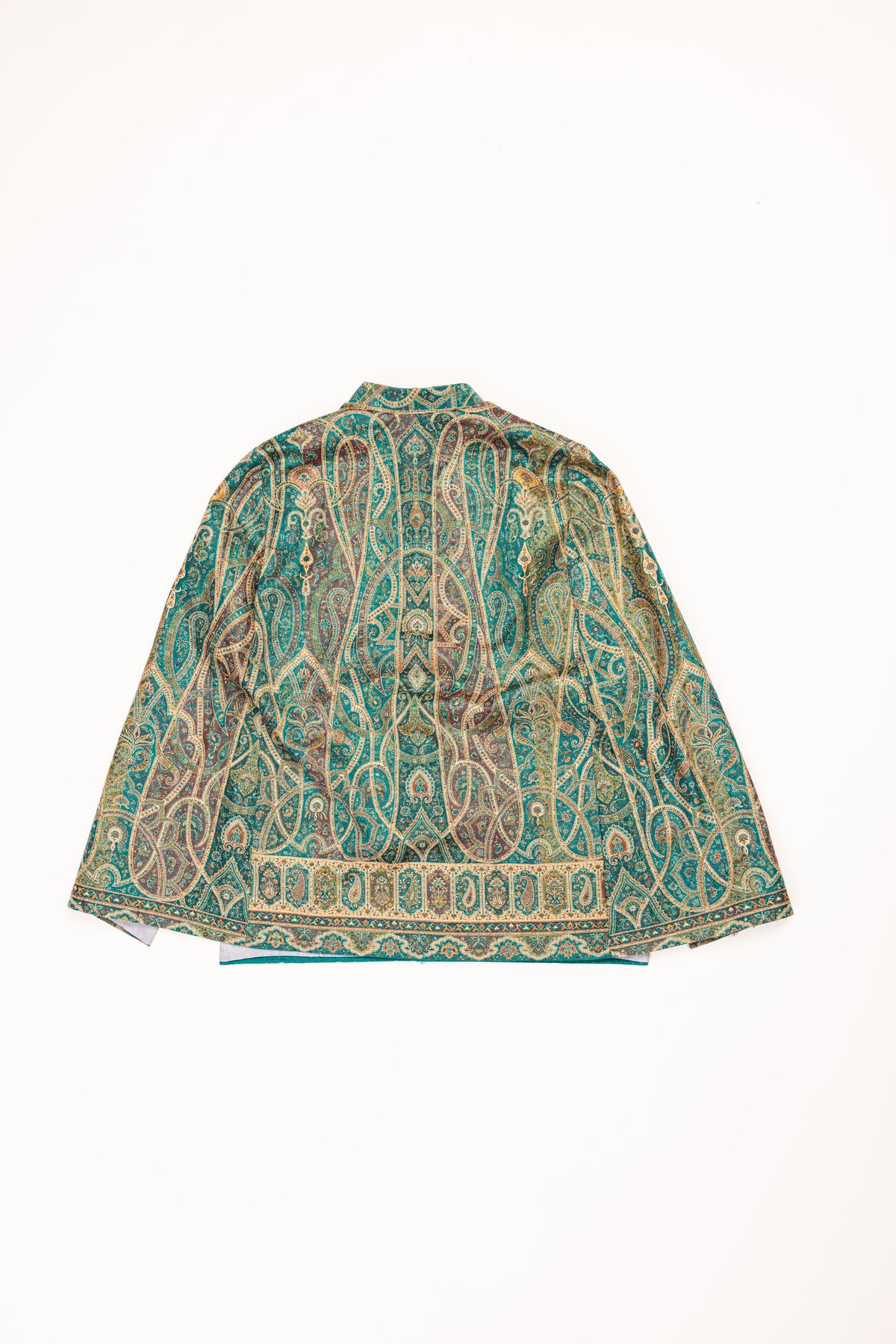 Color: Blue - Meher Poncho behinde view
