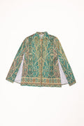 Color: Blue - Meher Poncho front view