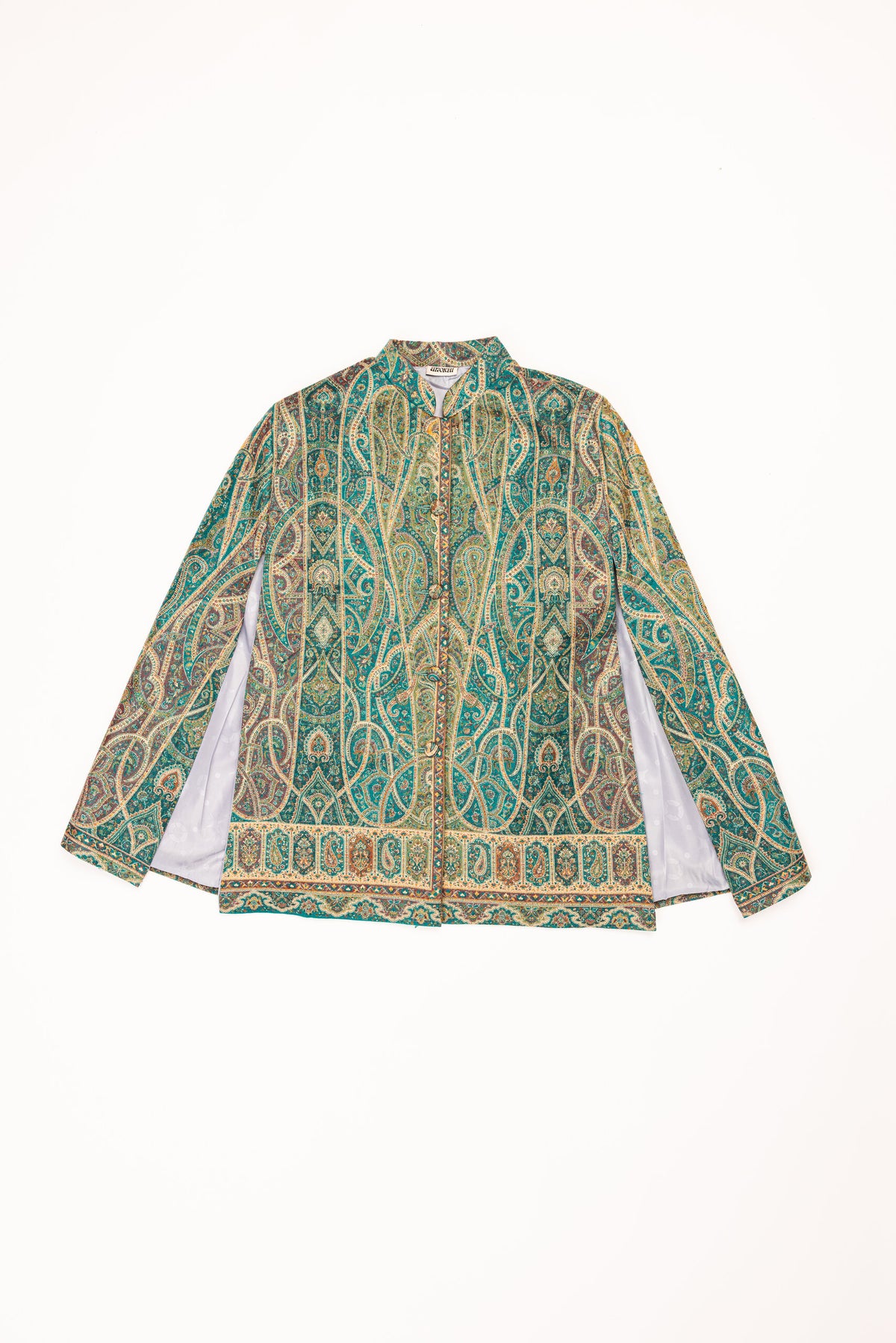 Color: Blue - Meher Poncho front view