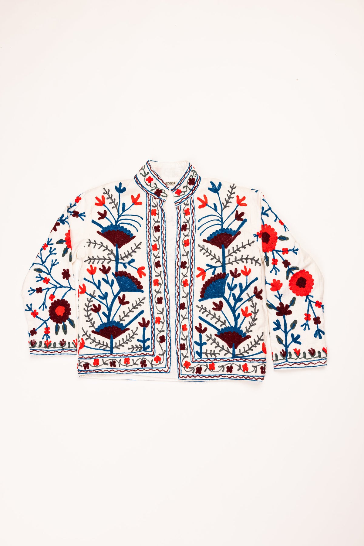 Color: Blue - Noor Jacket front view