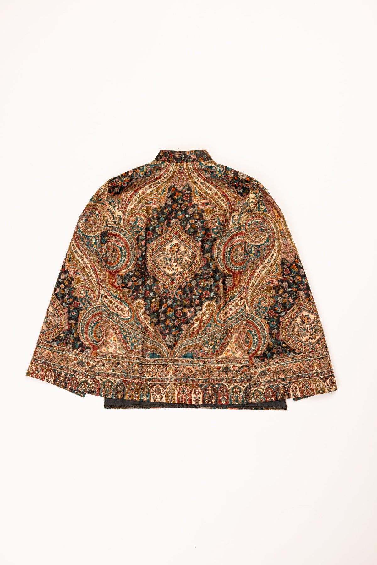 Color: Black - saanjh Poncho behinde view