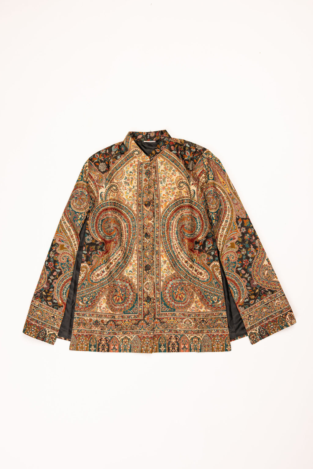 Color: Black- saanjh Poncho front view