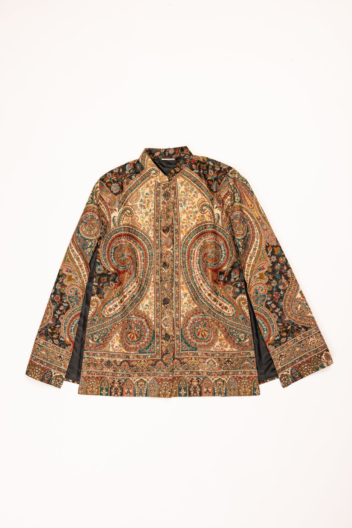 Color: Black- saanjh Poncho front view