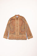 Color: Gold - Sohni Poncho front view